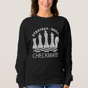 Sweatshirt Chiffres de jeu d'échecs Stratégie, Compétence, Ch