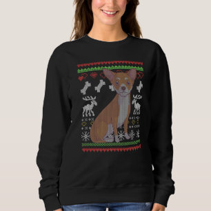 Sweatshirt Chihuahua Chien Santa Claus Moche Motif de Noël X