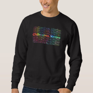 Sweatshirt Chihuahua Cool Vintage inspiré Mexique Tie Dye