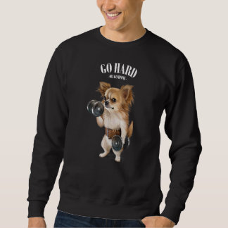 Sweatshirt Chihuahua Entraînement Musculaire De Chien Avec Du