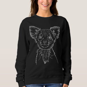 Sweatshirt Chihuahua long cheveux Chiwawa Chiwawa Chien