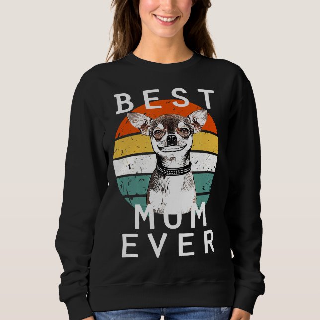 Sweatshirt Chihuahua pour maman (Devant)