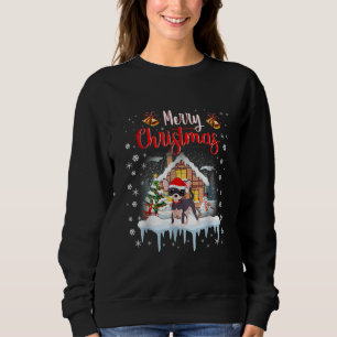 Sweatshirt chihuahua santa hat joyeux amoureux des chiens de