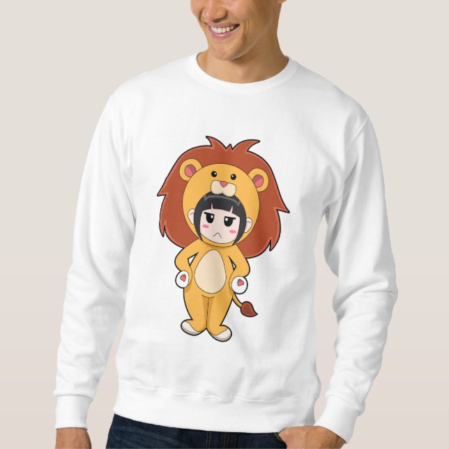 Sweatshirt Child with Lion Costume (Devant)