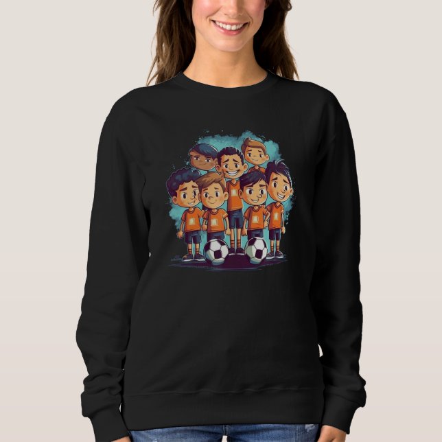 Sweatshirt Children Sport Team for Sporty Kids (Devant)