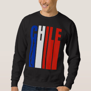 Sweatshirt Chili Drapeau Chilien Fierté Drapeau