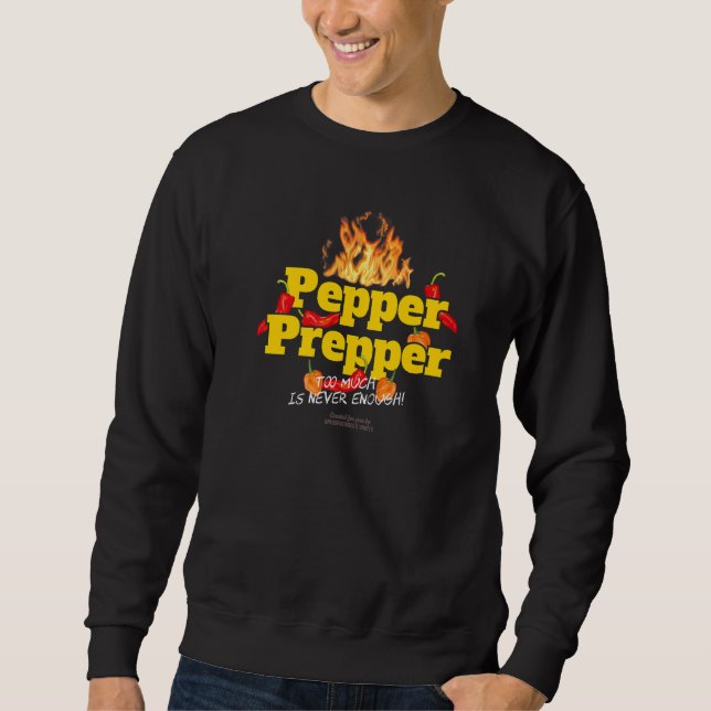 Sweatshirt Chili Relevé Pepper Prepper Chili (Devant)