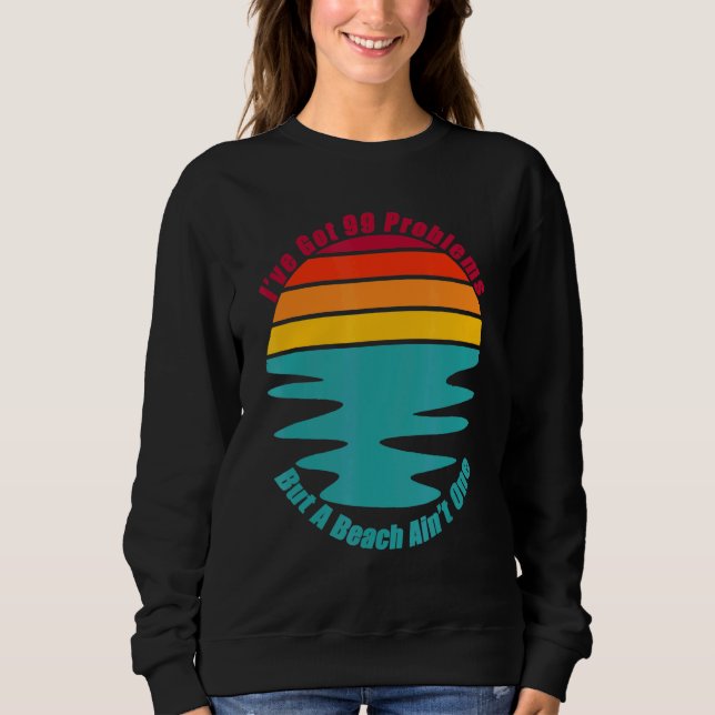 Sweatshirt Chill Relax Vacances À La Plage Surf De Sable Sole (Devant)