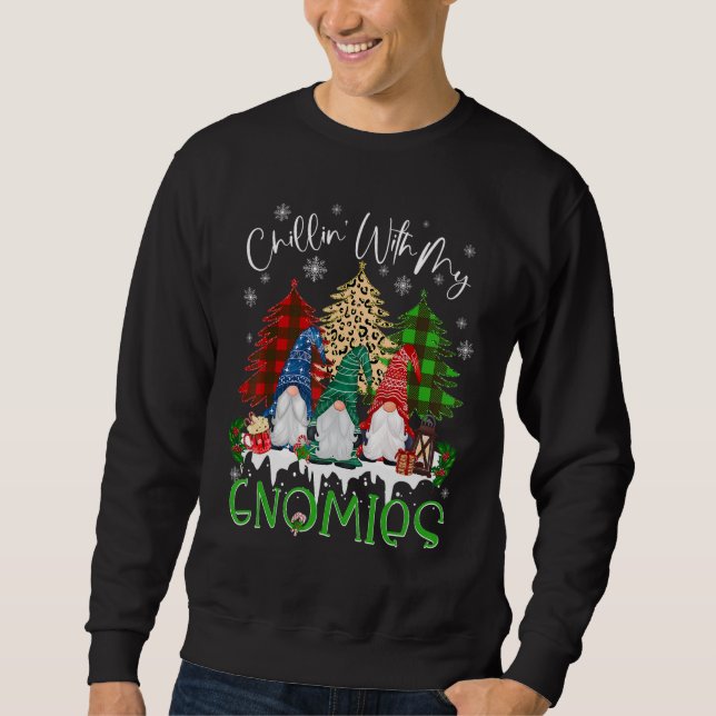 Sweatshirt Chillin Avec Mes Gnomes (Devant)