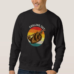 Sweatshirt Chilling Out Sloth Vacances Sloth Tour été Holi ét