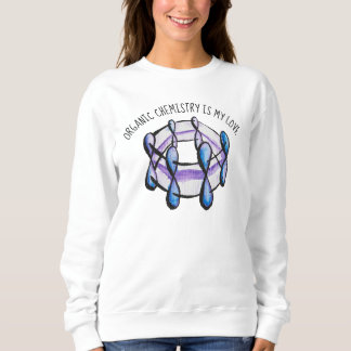 Sweatshirt Chimie organique de la molécule de benzène