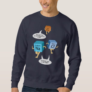 Sweatshirt Chimie Table périodique jeu pour professeur de sci