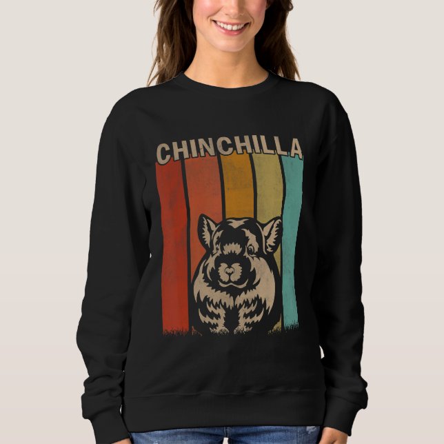 Sweatshirt Chinchilla Hommes Femmes Enfants Chinchilla R (Devant)