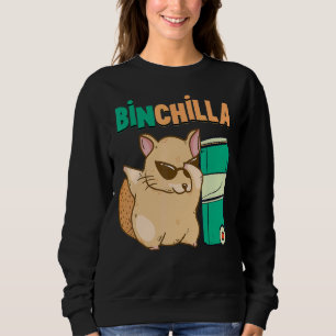 Sweatshirt Chinchilla Trashbin Danse Chinchilla Pet Sunglass