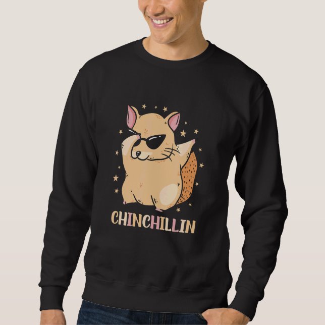 Sweatshirt Chinchillin Chinchilla Animal (Devant)