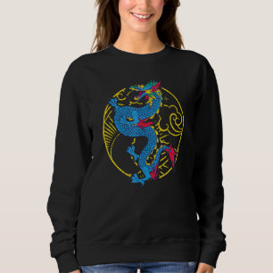 Sweatshirt Chine Imaginaire Créature Mythique Asiatique Anima