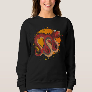 Sweatshirt Chine Mythique Créature Imaginaire animal Dra chin