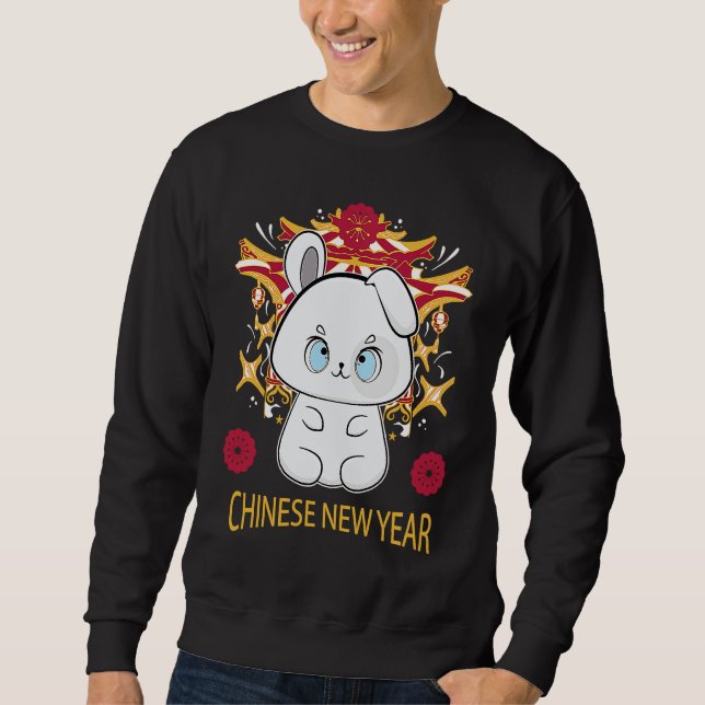 Sweatshirt Chinese New Year Rabbit (Devant)