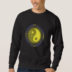 Sweatshirt Chinois Mandala Yin Et Yang Sanskrit Harmony Asie