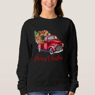 Sweatshirt Chinois Shar Pei Chien Ride Roue Camion Fun de Noë