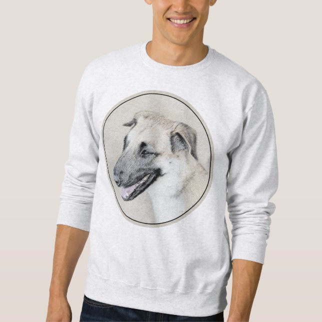 Sweatshirt Chinook (oreilles d'hélicoptère) Peinture - Chien  (Devant)