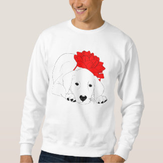 Sweatshirt Chiot de Noël