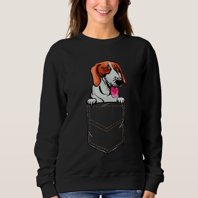 Sweatshirt Chiots Foxhound Américain Pour Un Propriétaire De  (Devant)