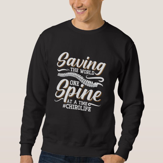 Sweatshirt Chiropractic saving (Devant)