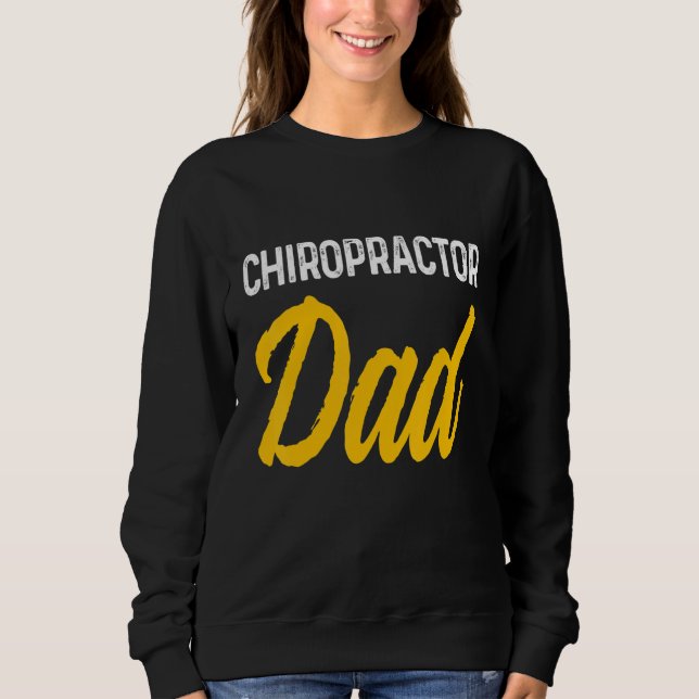 Sweatshirt Chiropratique Traitement de la colonne vertébrale  (Devant)
