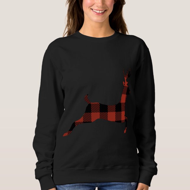 Sweatshirt Chirte de rennes de bison, chemise de cerfs de bis (Devant)