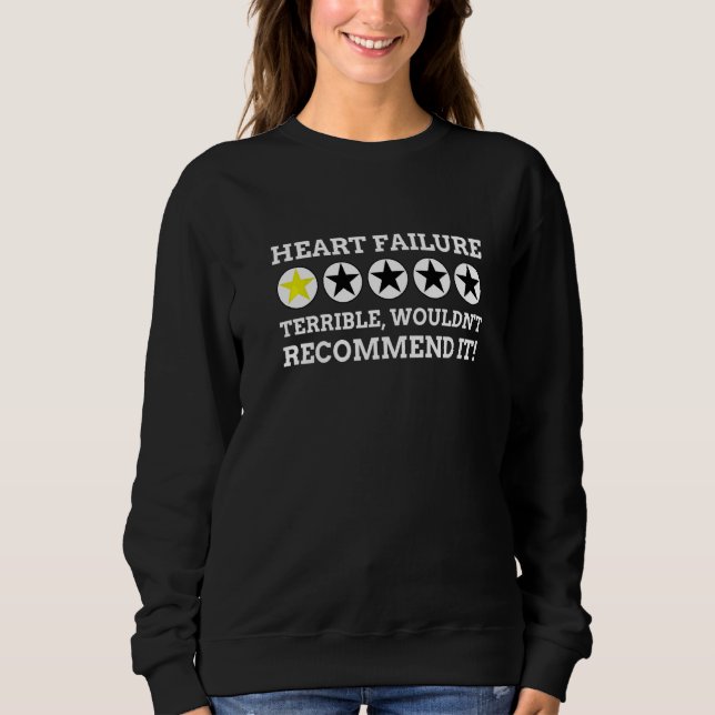 Sweatshirt Chirurgie cardiaque Défaillance cardiaque (Devant)