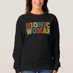 Sweatshirt Chirurgie de hanche vintage bionique femmes