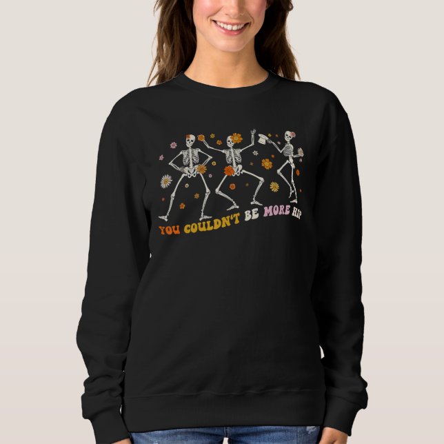 Sweatshirt Chirurgie de remplacement de hanche florale Récupé (Devant)