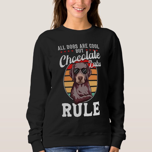 Sweatshirt Chocolat Labrador Chocolat Labrador (Devant)