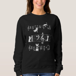 Sweatshirt Choir Chöre Musicien Choral Échelle Musique Choral