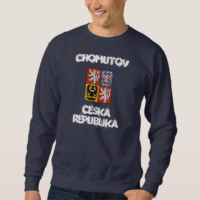 Sweatshirt Chomutov, République tchèque avec armoiries (Devant)