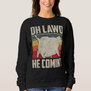 Sweatshirt Chonk Chat Scale Meme Retro Style Chats Vintages M