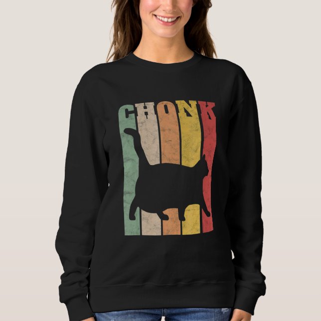 Sweatshirt Chonk Scale Chat Meme Chonky Chonk Meme (Devant)