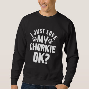 Sweatshirt Chorkie Chien Propriétaire Fourrure Parent Yorkiec