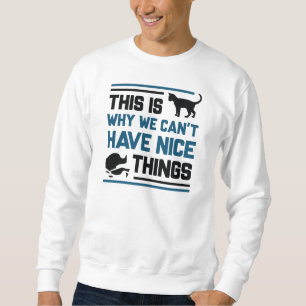 Sweatshirt Choses Gentilles Chat