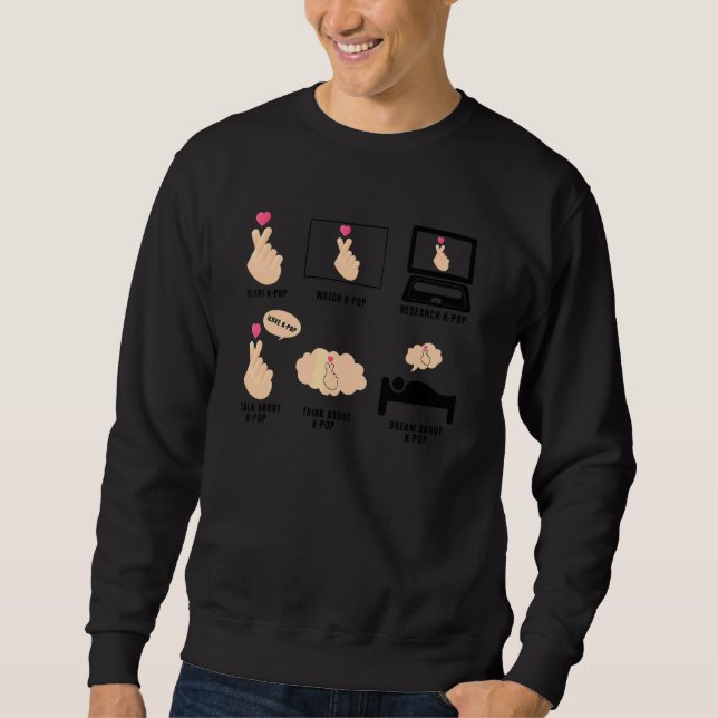 Sweatshirt Choses que je fais pendant mon temps libre Cool Kp (Devant)