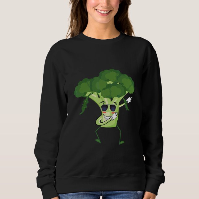 Sweatshirt Chou-fleur Dab Dansant Chou-fleur Dabant Légumes (Devant)