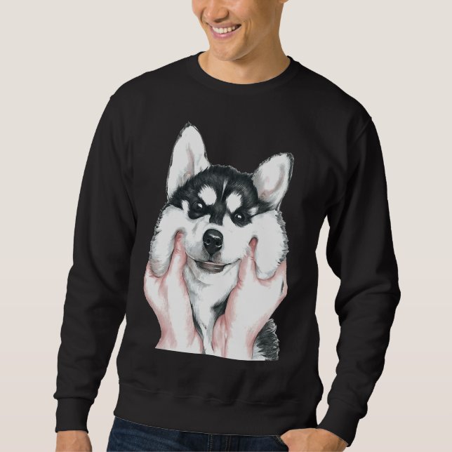 Sweatshirt Chou Husky (Devant)