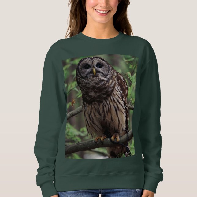 Sweatshirt Chouette barrée (Devant)
