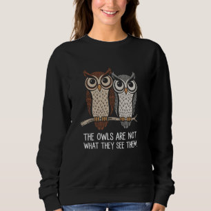 Sweatshirt Chouette d'oiseaux cool pour les amateurs de hibou