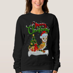 Sweatshirt Chouette effraie oiseau décoration de Noël père No