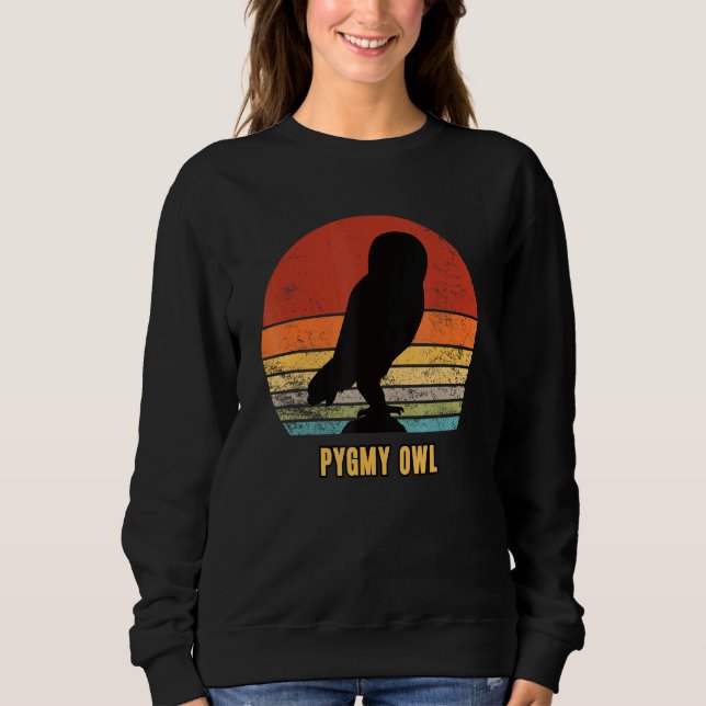 Sweatshirt Chouette pygmée Petite Chouette Oiseau Nuit Chouet (Devant)