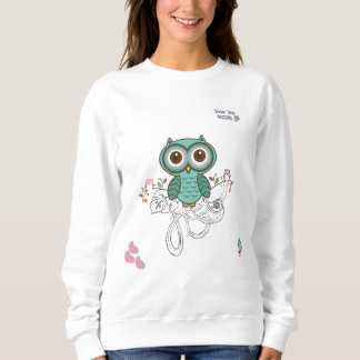 Sweatshirt choux et fleurs