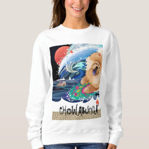 Sweatshirt CHOWABUNGA - Chemises Chow-white
