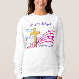 Sweatshirt Chrétien ALLÉLUIA LE CHRIST EST RESSUSCITÉ Pâques